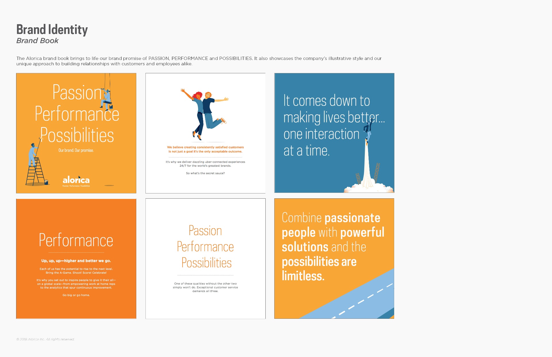 Brand book — passion, performance, possibilities