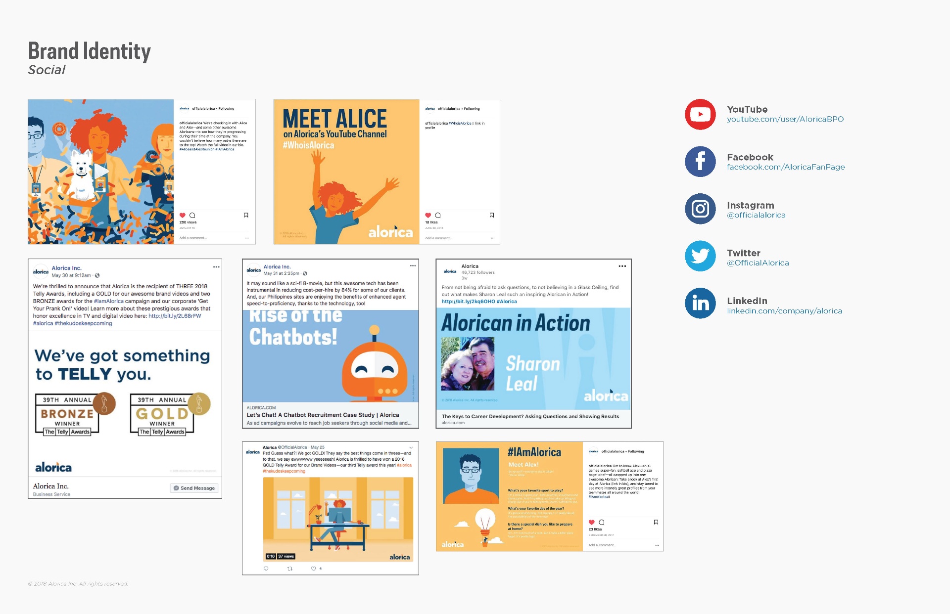 Social media posts and channel design
