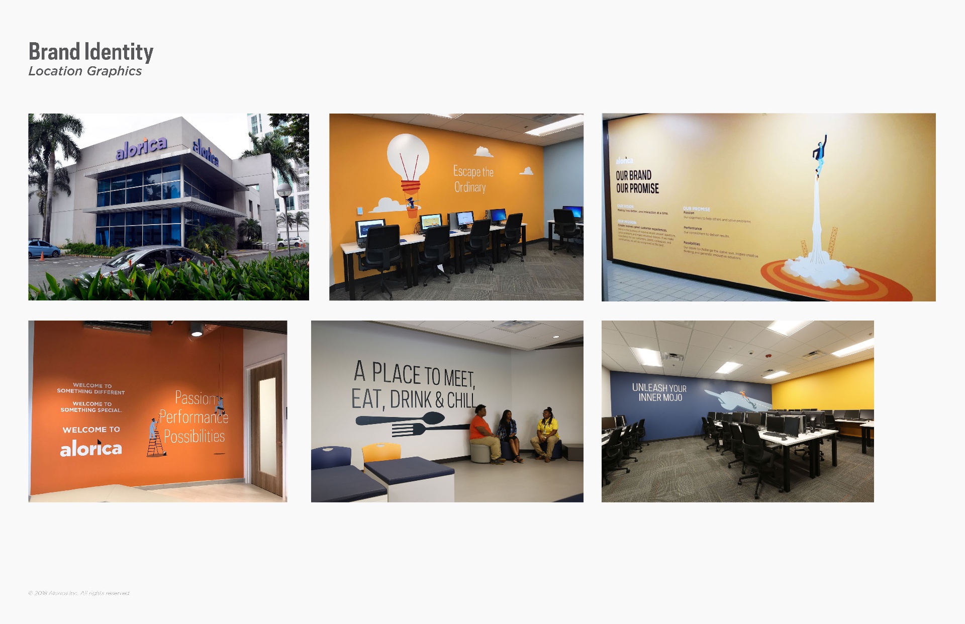 Location graphics and environmental branding