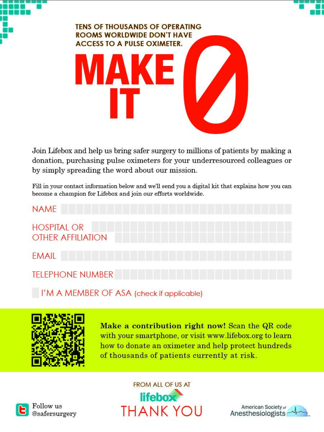 Contact request/donor form