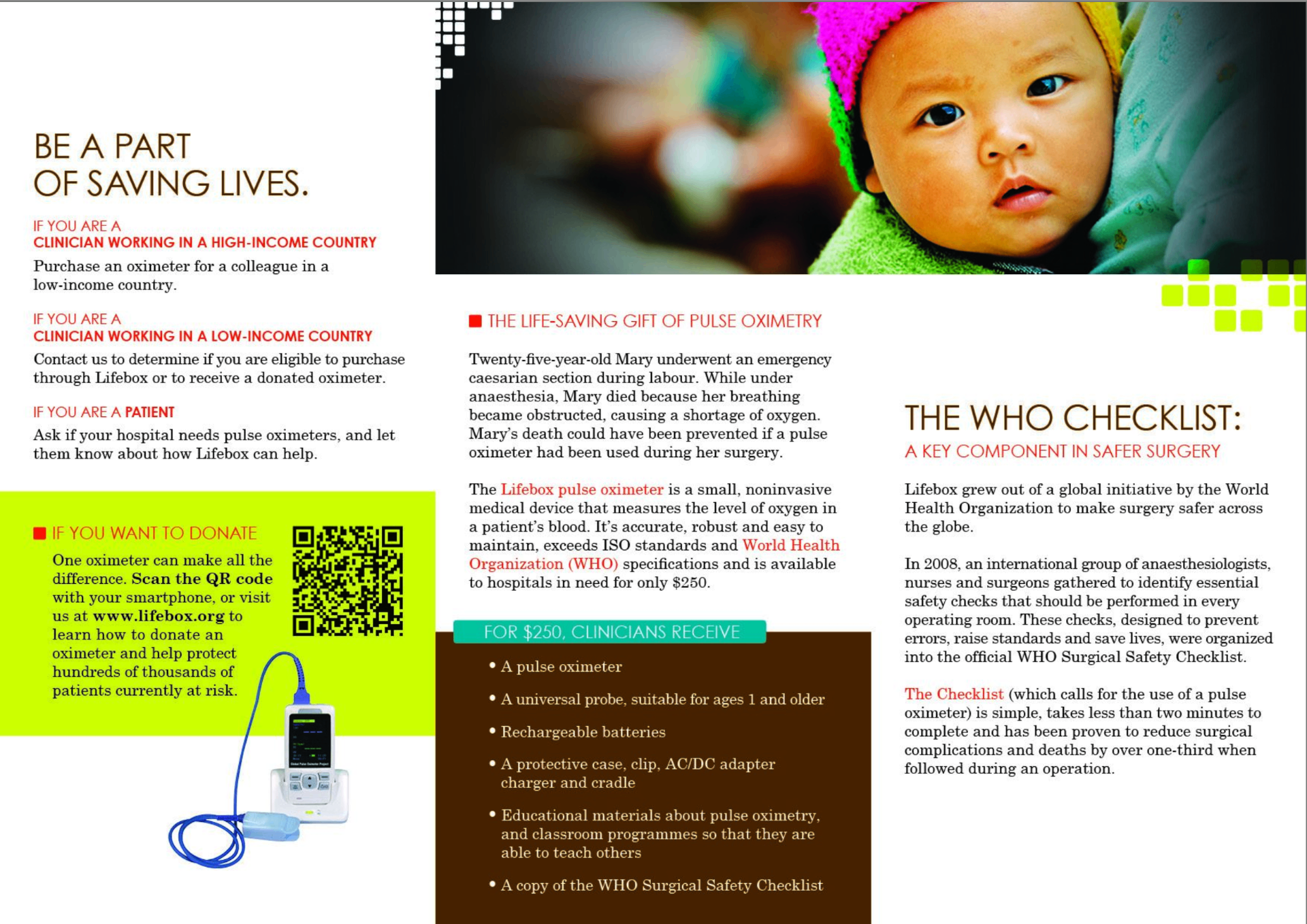 Brochure spread (interior)