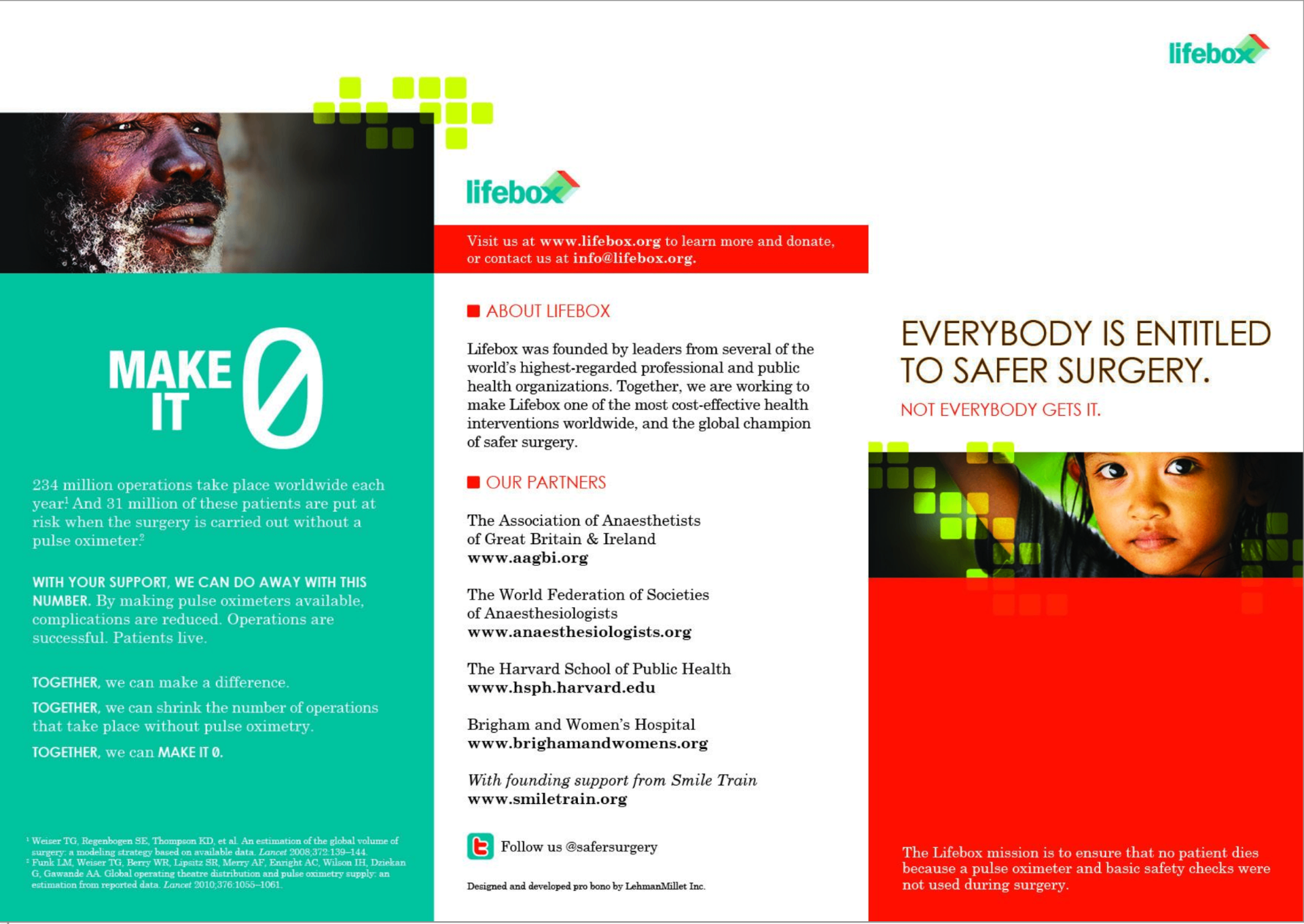 Brochure spread (exterior)