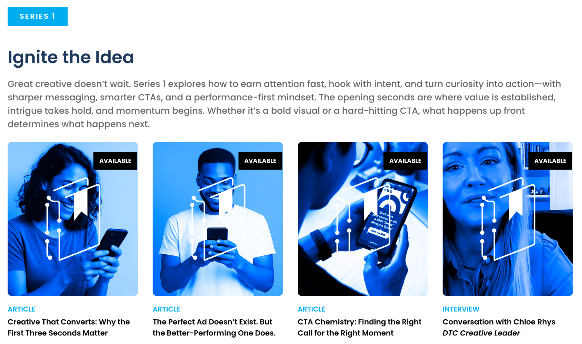 Signal + Story — Series 1: Ignite the Idea