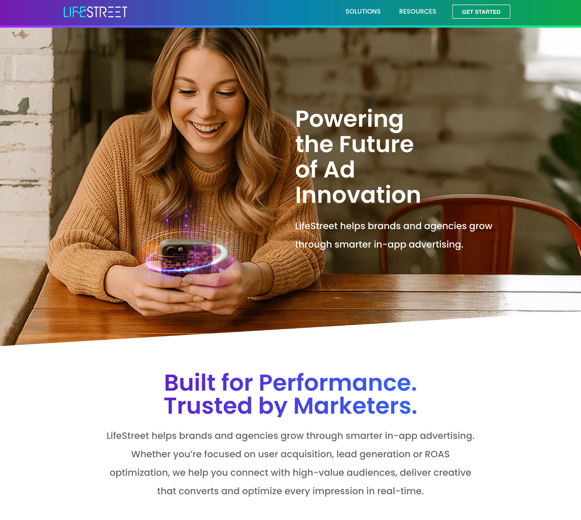 Current lifestreet.com homepage